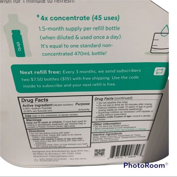 Quip Mouthwash Starter Kit & Toothpaste - Picture 9 of 9